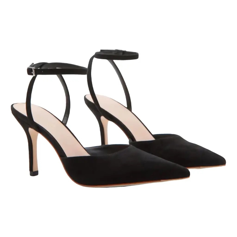 Loeffler Randall Black Suede Jaden Heels